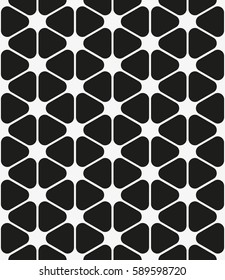 Vector seamless pattern. Modern stylish texture. Repeating abstract background with triangles. Geometric pattern.