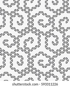 Vector seamless pattern. Modern stylish texture. Repeating geometric tiles with triangles. Trendy contemporary graphics.