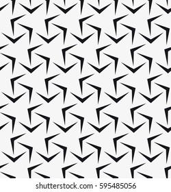 Vector seamless pattern. Modern stylish texture. Repeating geometric tiles with a grid of the corners. Inspired by Memphis Design.