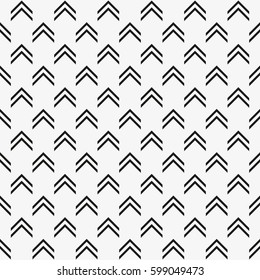 Vector seamless pattern. Modern stylish texture. Repeating geometric tiles with a grid of the corners.