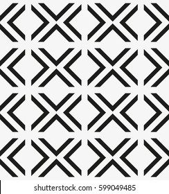 Vector seamless pattern. Modern stylish texture. Repeating geometric tiles with a grid of squares.