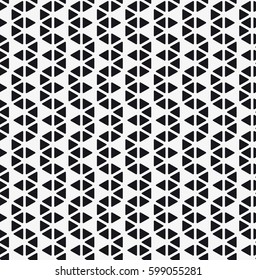 Vector seamless pattern. Modern stylish texture. Repeating geometric tiles with triangles. Trendy contemporary graphics.