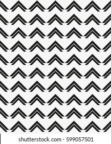 Vector seamless pattern. Modern stylish texture. Repeating geometric tiles with a grid of the corners.