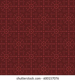 Vector seamless pattern. Modern stylish texture. Repeating geometric tracery. Contemporary graphic design. Pink color Background