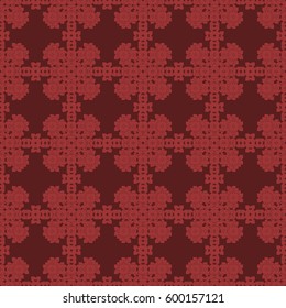 Vector seamless pattern. Modern stylish texture. Repeating geometric tracery. Contemporary graphic design. Pink color Background.