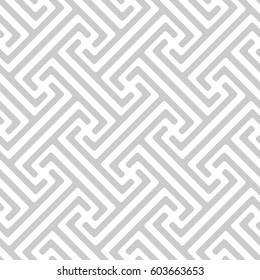 Vector seamless pattern. Modern stylish texture. Monochrome geometric pattern from broken lines.