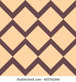 Vector seamless pattern. Modern stylish texture. Repeating geometric tiles with smooth rhombuses
