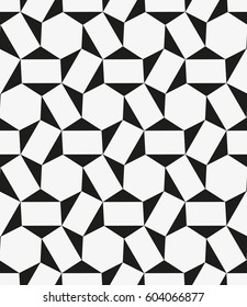 Vector seamless pattern. Modern stylish texture. Repeating geometric tiles with triangles. Trendy contemporary graphics.