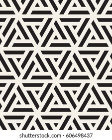 Vector seamless pattern. Modern stylish texture. Repeating geometric tiles with triangular elements.