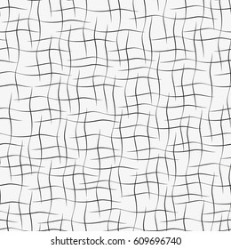 Vector seamless pattern. Modern stylish texture with wavy stripes. Geometric abstract background.