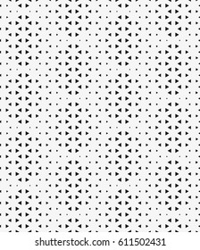 Vector seamless pattern. Modern stylish texture. Repeating geometric tiles with triangles. Trendy contemporary graphics.