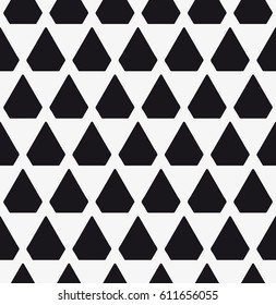 Vector seamless pattern. Modern stylish texture. Repeating geometric tiles with triangles. Trendy contemporary graphics.