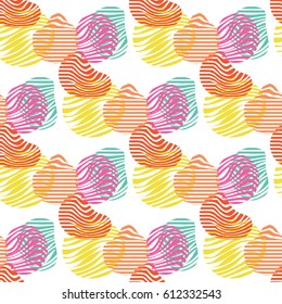 Vector seamless pattern. Modern stylish texture. Repeating geometric background. - stock vector