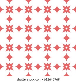 Vector seamless pattern. Modern stylish texture. Repeating geometric tracery. Contemporary graphic design. Pink color Background.