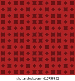 Vector seamless pattern. Modern stylish texture. Repeating geometric tracery. Contemporary graphic design. Red color Background.