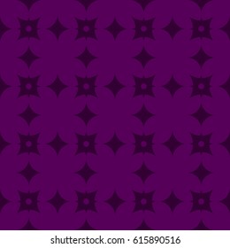 Vector seamless pattern. Modern stylish texture. Repeating geometric tracery. Contemporary graphic design. Purple color Background.