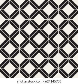 Vector seamless pattern. Modern stylish texture. Repeating geometric tiles with simple rhombuses or squares.