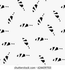Vector seamless pattern. Modern stylish texture. Repeating geometric tiles with fish.