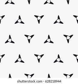 Vector seamless pattern. Modern stylish texture. Repeating geometric tiles with triangles.