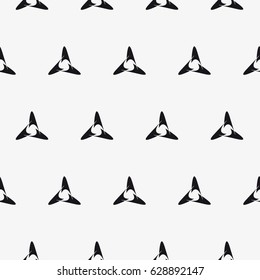 Vector seamless pattern. Modern stylish texture. Repeating geometric tiles with triangles.