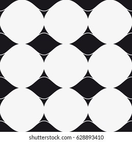 Vector seamless pattern. Modern stylish texture. Repeating geometric tiles with a grid of squares.