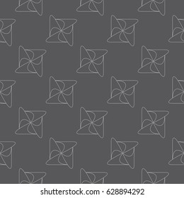 Vector seamless pattern. Modern stylish texture. Repeating geometric tiles with a grid of squares.