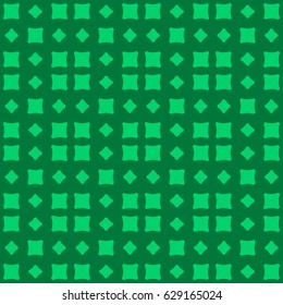 Vector seamless pattern. Modern stylish texture. Repeating geometric tracery. Contemporary graphic design. Spring green color Background.
