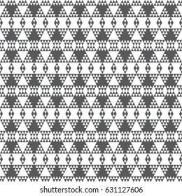Vector seamless pattern. Modern stylish texture. Regularly repeating rhombus tiles consisting of small triangles. Element of graphical design