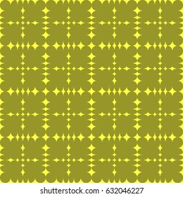 Vector seamless pattern. Modern stylish texture. Repeating geometric tracery. Contemporary graphic design. Yellow color Background.