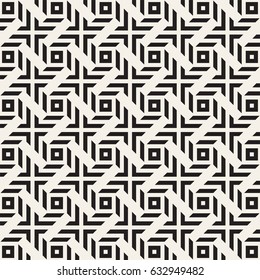 Vector seamless pattern. Modern stylish texture. Repeating abstract background. Geometric rectangles symmetric lattice