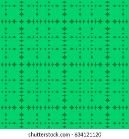 Vector seamless pattern. Modern stylish texture. Repeating geometric tracery. Contemporary graphic design. Spring green color Background.