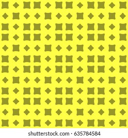 Vector seamless pattern. Modern stylish texture. Repeating geometric tracery. Contemporary graphic design. Yellow color Background.