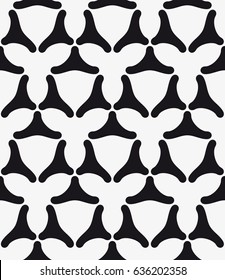 Vector seamless pattern. Modern stylish texture. Repeating geometric tiles with triangles.