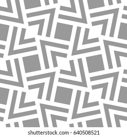 Vector seamless pattern. Modern stylish texture. Monochrome geometric pattern with rhombuses