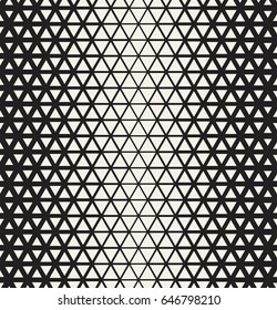 Vector seamless pattern. Modern stylish texture. Repeating geometric tiles with trendy halftone. Hipster simple print with change thickness.