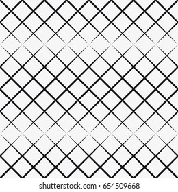 Vector seamless pattern. Modern stylish texture. Repeating geometric tiles with a grid of squares.