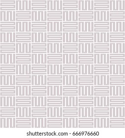 Vector seamless pattern. Modern stylish texture. Monochrome geometric pattern with rectangular tiles.