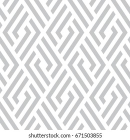 Vector seamless pattern. Modern stylish texture. Monochrome geometric pattern with rhombuses.