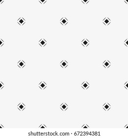 Vector seamless pattern. Modern stylish texture. Repeating geometric tiles with abstract grid with squares.