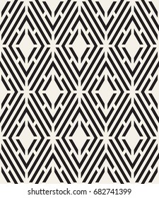 Vector seamless pattern. Modern stylish bold texture. Repeating geometric tiles with bold rhombuses.