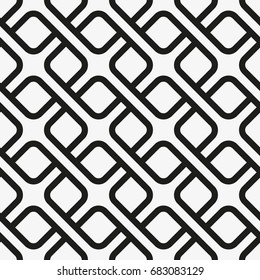 Vector seamless pattern. Modern stylish texture. Repeating geometric tiles with a grid of squares.