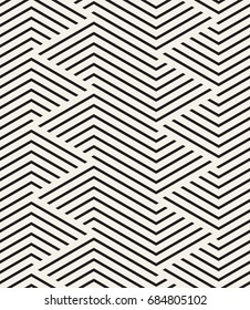 Vector seamless pattern. Modern stylish texture with monochrome trellis. Repeating geometric grid. Simple graphic design. Trendy hipster geometry.
