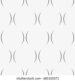 Vector seamless pattern. Modern stylish texture with wavy stripes. Geometric abstract background.