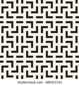 Vector seamless pattern. Modern stylish texture. Repeating geometric tiles with bold chevron elements.