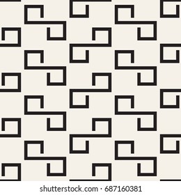 Vector seamless pattern. Modern stylish texture. Repeating geometric tiles with striped squares.