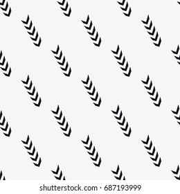 Vector seamless pattern. Modern stylish texture. Repeating geometric tiles with a grid of the corners.
