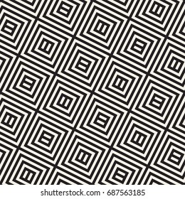 Vector seamless pattern. Modern stylish texture. Repeating geometric tiles. Bold rectangular grid. Square elements form simple contrast print.