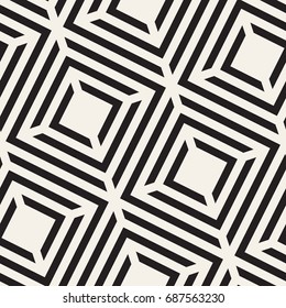 Vector seamless pattern. Modern stylish texture. Repeating geometric tiles. Bold rectangular grid. Square elements form simple contrast print.