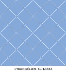 Vector seamless pattern. Modern stylish  background. Repeating geometric tiles with dotted rhombus.