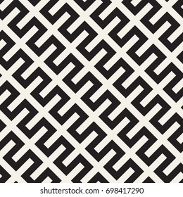 Vector seamless pattern. Modern stylish texture. Repeating geometric tiles with bold rectangular elements.